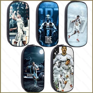 HK1 Cristiano Ronaldo Hộp đựng bút chì sáng tạo và đơn giản lưu trữ bút sinh viên dung lượng lớn văn phòng phẩm đa chức năng bo