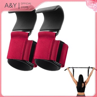 A & Y Fitness - Cử tạ bảo vệ lòng bàn tay, thiết bị hỗ trợ móc cổ tay, dành cho huấn luyện sức mạnh