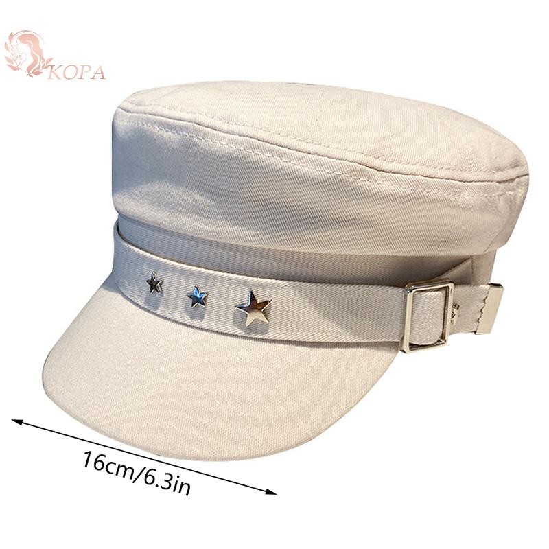 KOPA Mũ Nồi Cotton Nữ - Phong Cách Hải Quân Retro, Chất Liệu Cotton, Thiết Kế Họa Sỹ
