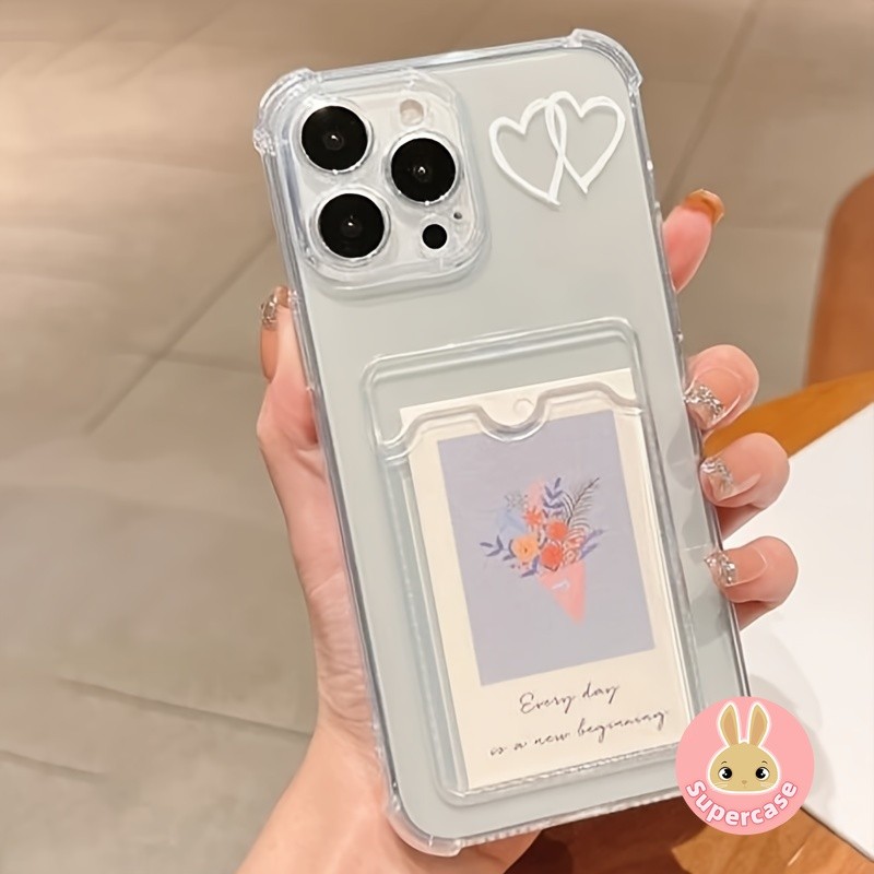 Ốp Điện Thoại Trái Tim Tình Yêu ins Style Cho Redmi A4 A3 Pro A2 A1 Plus Turbo 4 3 K70 Pro K70E K50 Ultra 5G 4G Vỏ Cứng Thẻ Chống Sốc Trong Suốt