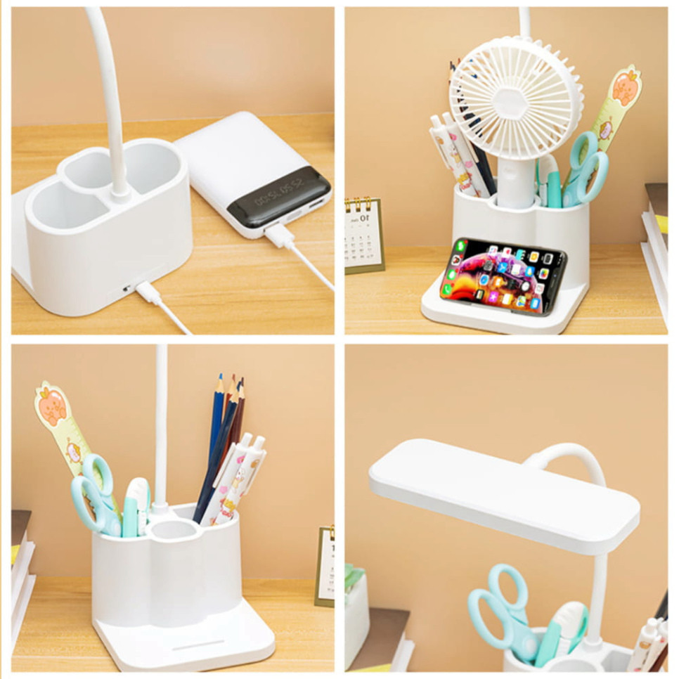 Đèn Học Để Bàn Tích Điện Có Nút Cảm Ứng Kèm 3 Chế Độ Ánh Sáng Phù Hợp Bảo Vệ Mắt [ HÀNG CAO CẤP ]led
