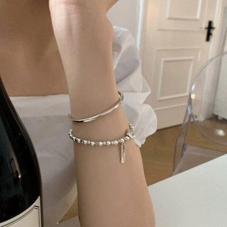 Vòng tay bạc 925 thiết kế mặt cười, phụ kiện thời trang dành cho nữ, phù hợp làm quà tặng