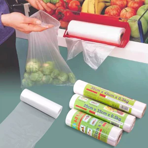 SET 2 Túi Đựng Thực Phẩm Tự Hủy Sinh Học An Lành Cuộn Túi Nhiều Kích Thước Bảo Quản Thức Ăn Trong Tủ Lạnh An Toàn Sạch .