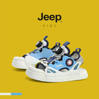 JEEP Sandal đi biển trẻ em 2025, thoáng khí, phong cách mới, phù hợp bé trai/bé gái, kiểu Baotou