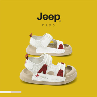 JEEP Giày Trẻ Em Dép Trẻ Em Bé Gái Đi Biển Baotou Giày Bé Trai 2025 Phong Cách Mới Bé Gái Giày Mùa Hè Thoáng Khí Chống Đá Thường Ngày Thoáng Khí