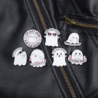 Phụ kiện ba lô Halloween sáng tạo với hình hoạt hình kim loại, phù hợp làm quà tặng cho bạn bè