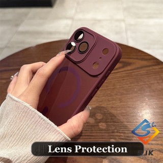 Ốp Điện Thoại Từ Tính Mờ 17 Series Mới Cho IPhone 17 Pro Max 11 12 13 14 15 16 Pro Max 17 Air 14 / 15 / 16Plus Vỏ Trong Suốt Chống Sốc