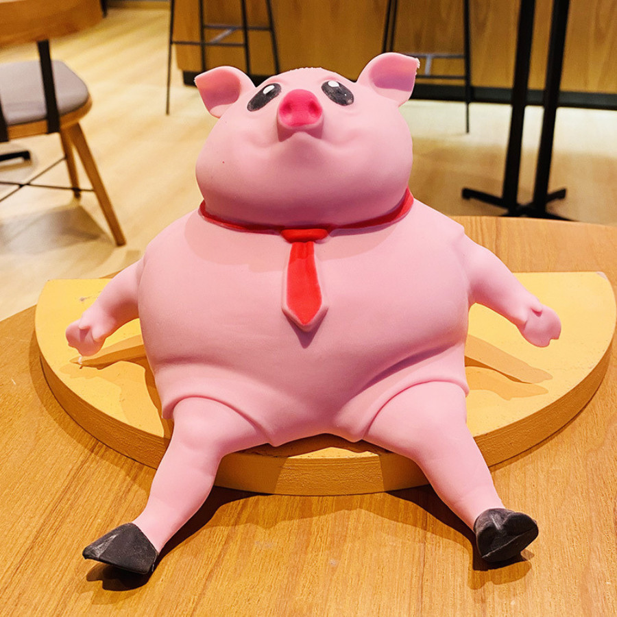 Đồ chơi squishy Giảm Stress Hình Heo Hồng Dễ Thương Cho Bé heo dẻo đồ giảm stress đồ xả stress xả stress