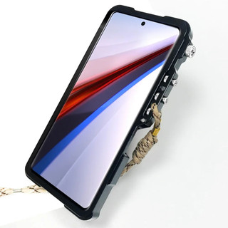 Nhôm Kim Loại Thân Khung Dành Cho Xiaomi Redmi Note 13 12 12T 11T Pro 5G Ốp Lưng Giáp Ốp Lưng Chống Sốc Fundas Coque Shell