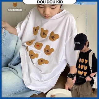 [DOUDOU KID] AP25 Áo Phông Cho Bé Từ 11-35kg,Chất Cotton Chính Phẩm Siêu Mát