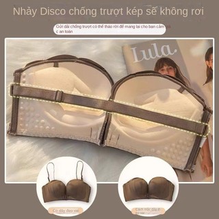 Mùa hè mới nút phía trước có thể điều chỉnh dây đeo vai áo ngực không dây có vẻ ngoài tập hợp cho lưng đẹp và gợi cảm liền mạch