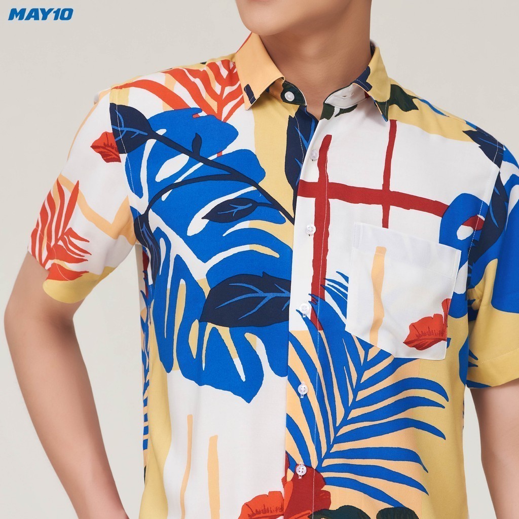 Mô tả ÁO sơ mi nam cộc tay May 10 form RegularFit mã 010123067 2 - 2