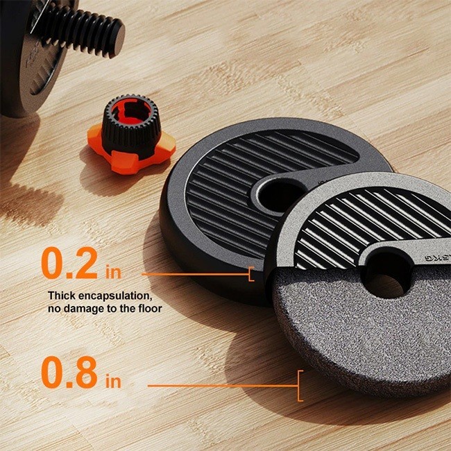 Bộ tạ đa năng 4 in 1 loại 30Kg, tạ tay, tạ đơn tháo lắp điều chỉnh giá rẻ tại nhà
