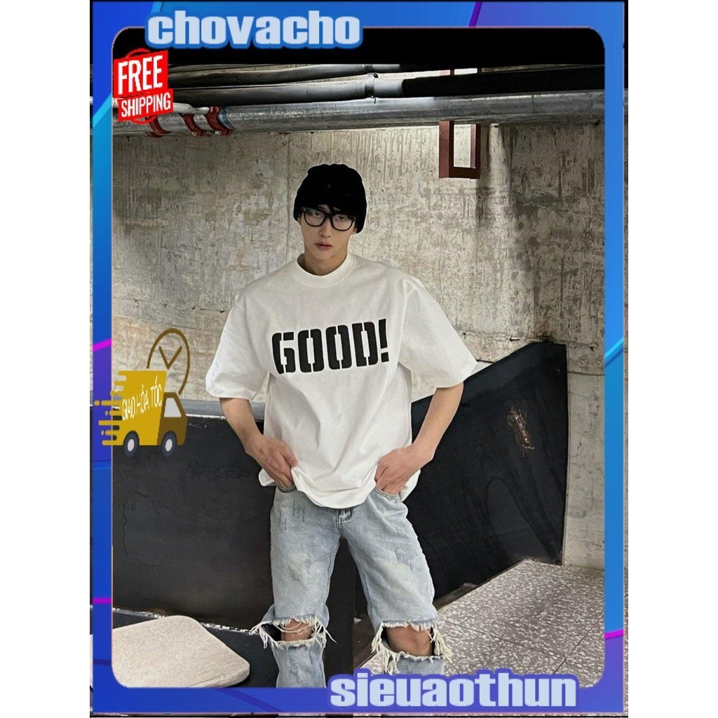Áo thun Stee Cổ tròn GOOD Localbrand ICVCVNI Unisex