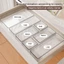 MARGREDY Phụ kiện trang sức Hộp lưu trữ, Hộp lưu trữ trong suốt dung tích lớn trực quan, Ngăn kéo lưu trữ văn phòng phẩm thời trang Đồ lặt vặt sắp xếp