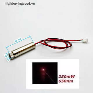 HCVN 250mW 650nm Mô-đun chấm Laser đỏ Công suất cao Laser lấy nét Laser Máy khắc DIY HOT