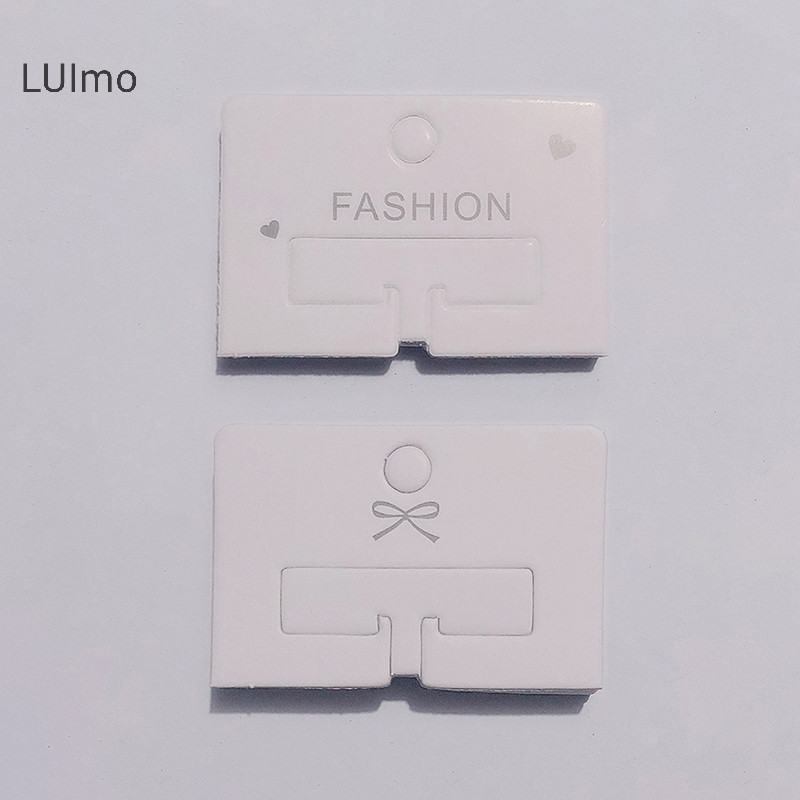 Luimo 50 chiếc kẹp tóc đơn giản, bao bì thẻ giấy, phụ kiện thời trang, thẻ giữ kẹp tóc