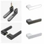 Khóa Tay Nắm Cửa DELMER, Bộ Khóa Tắt Tiếng Cửa Nội Thất Hợp Kim Kẽm Cao Cấp, Từ Tính Thanh Lịch Im Lặng Tinh Tế Tay Cầm Phòng Ngủ Núm Phần Cứng Cửa