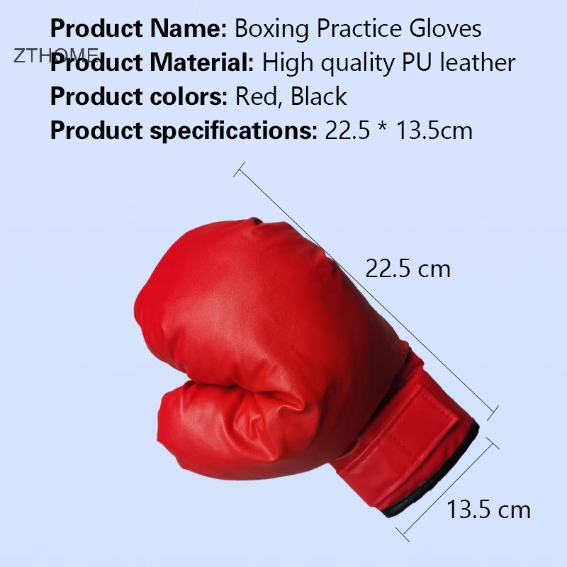 Zthome Găng Tay Đấm Bốc Full Ngón Huấn Luyện Trẻ Em Sparring Găng Tay Fighg Free Nam Nữ HOT
