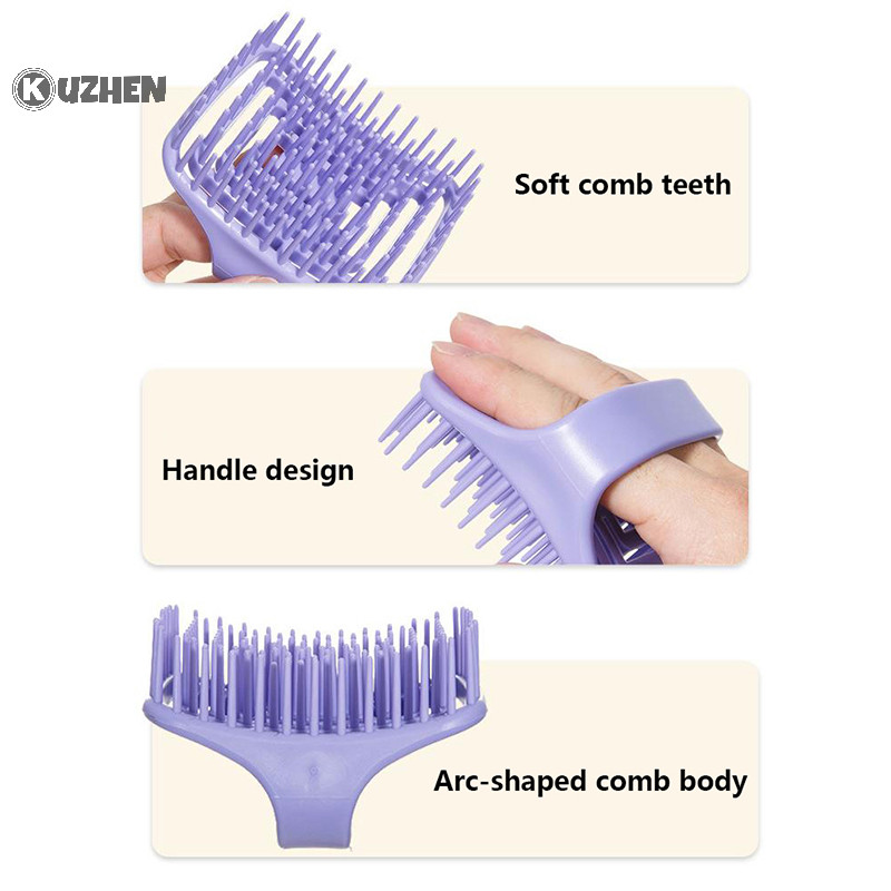 Kuzhen Dầu Gội Da Đầu Máy Mát Xa Tóc Dầu Gội Massage Lược Tắm Massage Bàn Chải Da Đầu Massage Tóc Tắm Bàn Chải Lược Chăm Sóc Dụng Cụ HOT