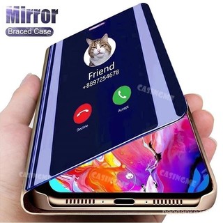 Ốp Gương thông minh Redmi Note 13 Pro 5g cho Redmi note13pro note13 Note 13 Pro 13Pro Plus 13Pro 13Pro 13Pro Ốp điện thoại nắp gập 4G 5g giá đỡ bằng da giá đỡ chống sốc