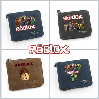 Ví Roblox mới Ví PU Matte Dây kéo Ví lưu trữ đa chức năng dung lượng lớn
