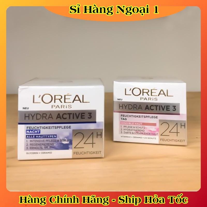 [Hàng nội địa Đức] KEM DƯỠNG DA L’Oréal Hydra Active 24H của Đức