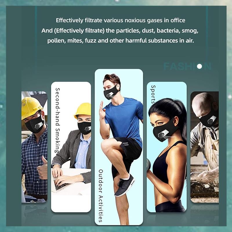 [D G Y J] Quạt Khẩu Trang Điện Thông Minh Cá Nhân Cho, 650MAh Dùng Cho Đi Xe Đạp, Chạy Bộ, Làm Cỏ, Thể Thao Ngoài Trời
