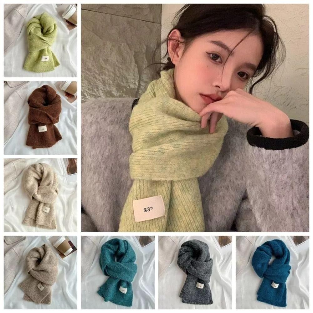 Khăn quàng cổ nữ THFENG mohair thanh lịch, phù hợp bé gái mùa đông