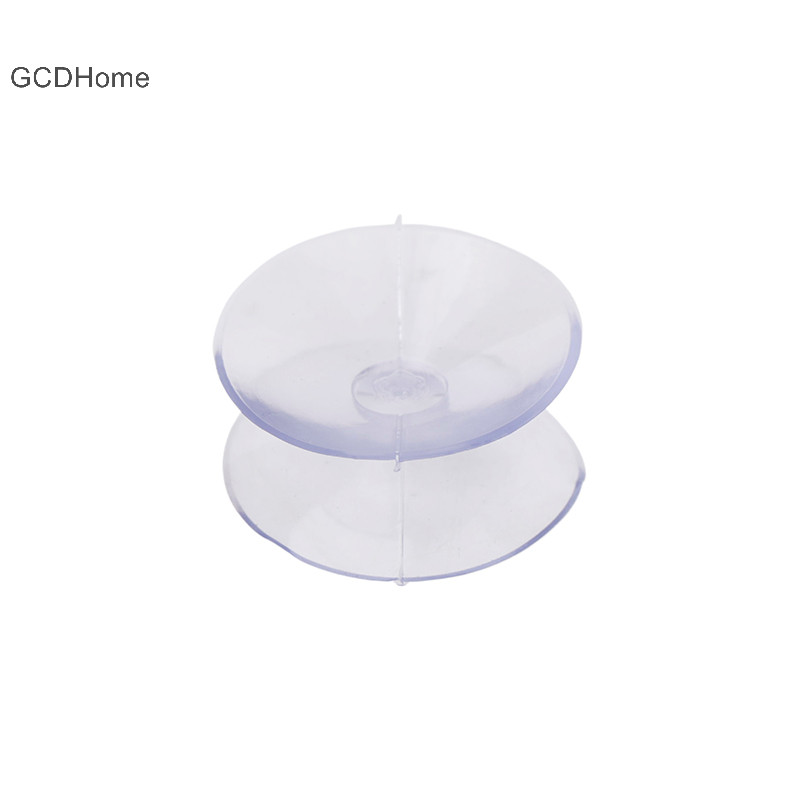 Gcdhome 20 Chiếc Hai Mặt Nhựa Hút Chân Không Chống Trơn Trượt Trong Suốt Hút Miếng Lót Cho Kính Ô Tô Cửa Sổ Bàn Top Miếng Đệm DIY Giá Đỡ Xà Phòng HOT