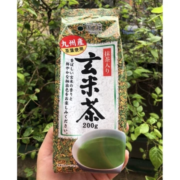 Trà xanh gạo lứt rang Kunitaro nội địa Nhật Bản , Trà Gạo Lứt Nhật Bản 200gr phỐ thẢo mỘc ( chihoang2709)