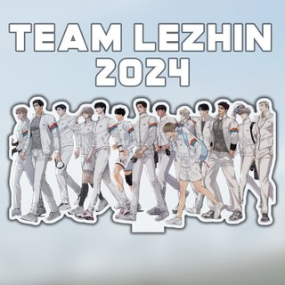 Mô hình Standee TEAM LEZHIN SUMMER 2024 tượng mica acrylic anime chibi trưng bày