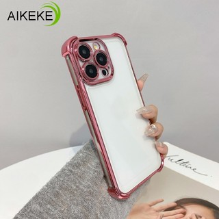 Có Vỏ Túi Khí Tương Thích Cho Vivo X100 X100S X90 X80 Pro X70 X60 IQOO Neo9 8 Pro Z9 Turbo Z9X Ốp Lưng Mạ Sang Trọng Trong Suốt Mềm Chống Sốc Cặp Đôi Điện Thoại