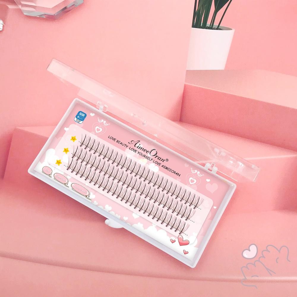 IOIIK Lông mi giả Camellia Volume Lash Extensions Fairy Kéo dài Lông mi xoăn Wispy