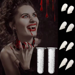 Halloween Trang Trí Ma Cà Rồng Răng Fangs Răng Giả Đạo Cụ Halloween Cosplay Đạo Cụ Giả Dracula Răng