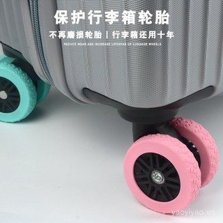 Vỏ Bảo vệ Silicone bánh xe hành lý mới sáng tạo Vỏ bảo vệ Silicone giảm âm thanh