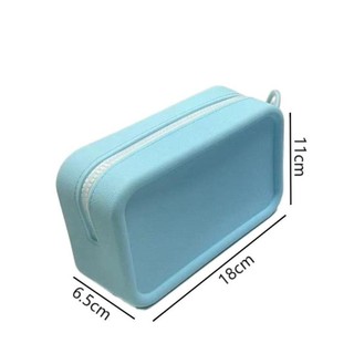 AllGIFT Ví vuông, Silicone có dây đeo cổ tay Ví đựng tiền xu, Túi đựng mỹ phẩm có dây kéo màu trơn Vật phẩm nhỏ