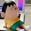 Dễ Thương Crayon Mới Chen Giá Đỡ Điện Thoại Hoạt Hình Để Bàn Trang Trí Quà Tặng