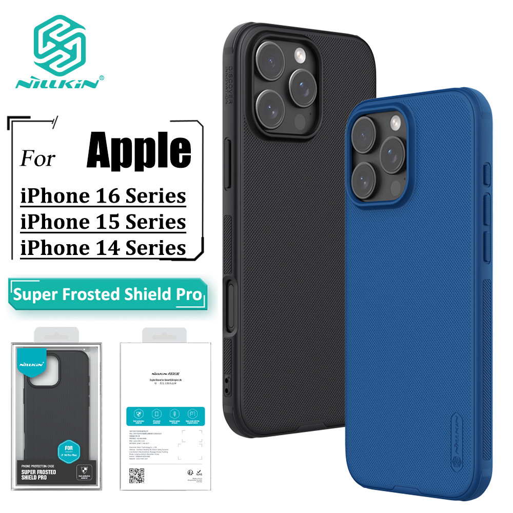Ảnh Ốp điện thoại Nillkin Shield Pro Cho iPhone 16 Pro Max 16 Plus 15 Pro 14 13 Pro Max Ốp điện thoại Chống Vân Tay Chống Sốc Ốp điện thoại 1