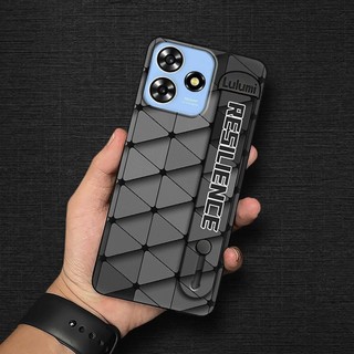 Ốp Điện Thoại Bền Màu Trơn Cho ZTE Blade A73 4G / V50 Smart / V50 Design 4G / Axon50Lite Dây Đeo Tay Trưởng Thành Chống Va Đập