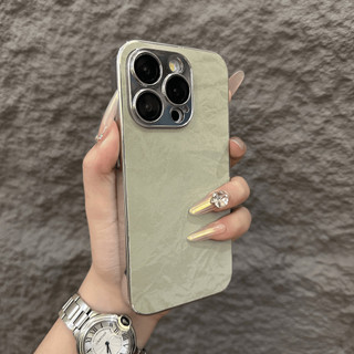 Ốp điện thoại flannel gradient mạ điện sang trọng cho iPhone15 14 13 12 Pro Max Vỏ máy ảnh chống sốc đi kèm bảo vệ màng ống kính chống lại ốp lưng cứng