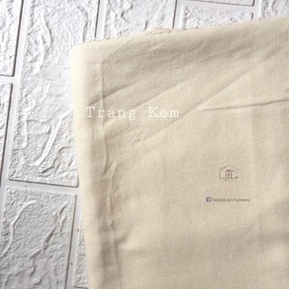 Vải Thêu Linen Bột Nhiều Màu Size 30x45cm