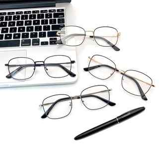 2in1 Khung Kim Loại Photochromic Chống Bức Xạ Kính Dành Cho Nữ Hình Chữ Nhật Chuyển Đổi Kính Mắt Dành Cho Nữ Vuông Nhỏ Chống Ánh Sáng Xanh Kính Mắt Bóng Kính Mát