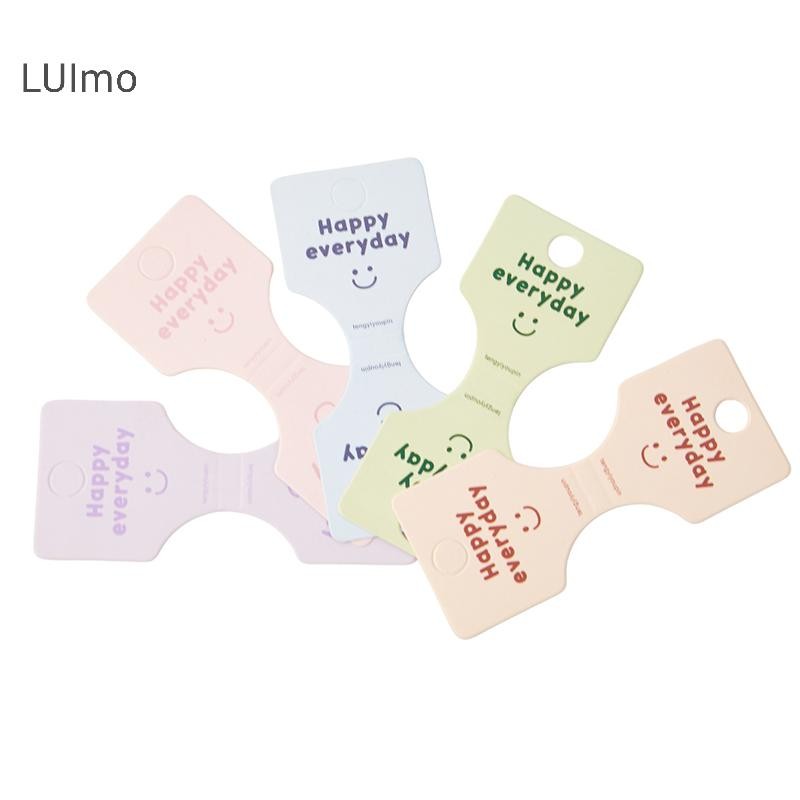 Luimo 50 Chiếc Màu Chữ Gấp Đóng Gói Tông Hiển Thị Thẻ Cho Handmade Vòng Cổ Mũ Băng Đô Quấn Tóc Trang Sức Hiển Thị Thẻ SBS
