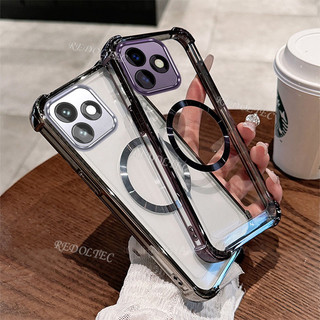 Redim Note 15 15Pro Note 15 Pro + 5G 2025 Vỏ mới Chống sốc từ tính trong suốt có vòng nam châm 2025 Thiết kế mới Vỏ trong suốt Redmi Note 15 Pro Plus Vỏ điện thoại mềm siêu mỏng