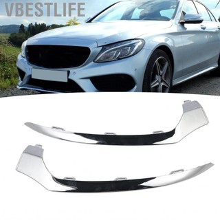VBESTLIFE 2058851374 Cản Trước Viền Dưới ABS Chrome Chống Va Đập Cho C-Class W205 C205 A205 S205