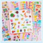 Sticker 3D nổi trang trí sổ sách, bình nước, điện thoại chống thấm nước