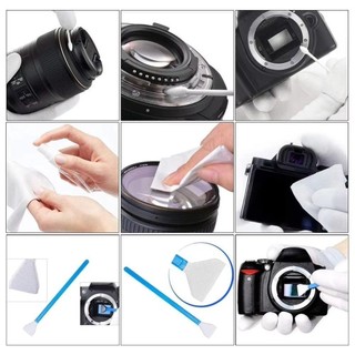 Bộ làm sạch máy ảnh METUBE 5 / 24 / 35 / 47PCS, Bộ làm sạch ống kính máy thổi khí, Bộ làm sạch ống kính máy tính PC Điện thoại cảm biến DV cho / Fujifilm / Nikon /