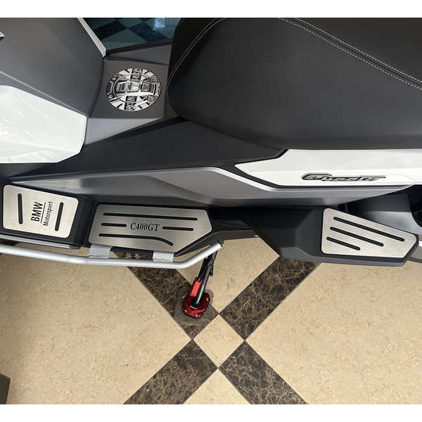 Thích hợp cho BMW C400GT sửa đổi bàn đạp chân xe máy C400X sửa đổi bàn đạp chân bằng thép không gỉ chải