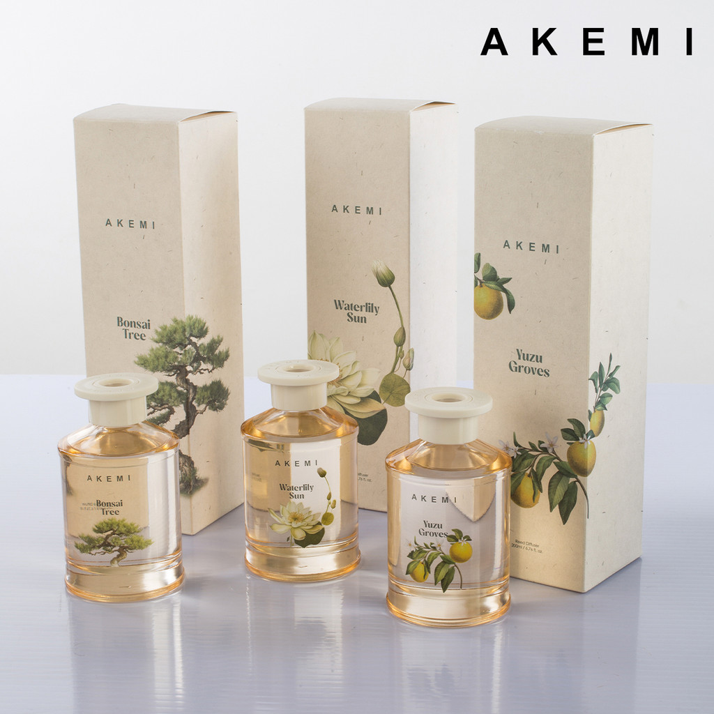 Ảnh Tinh dầu thơm Akemi Reed Diffuser Zen Garden khuếch tán bằng sậy 200ml, 1 chai 2